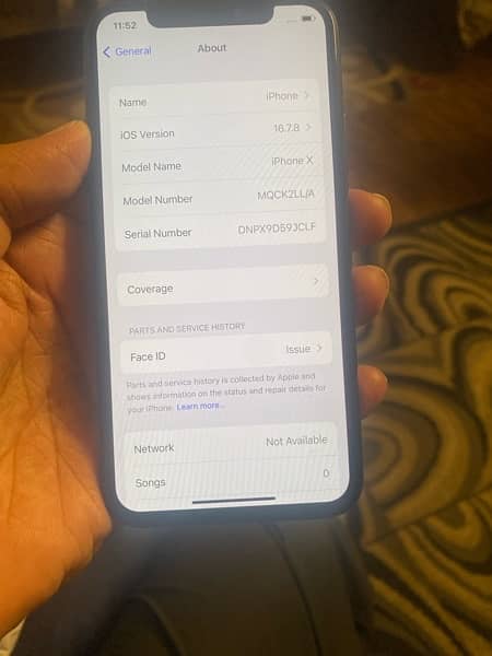 IPhone X 64GB Memory Non pta 9