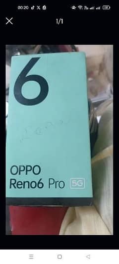 Oppo Reno 6 pro 5G black