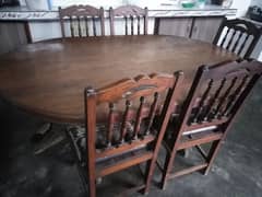 Dinning Table with 6 chairs