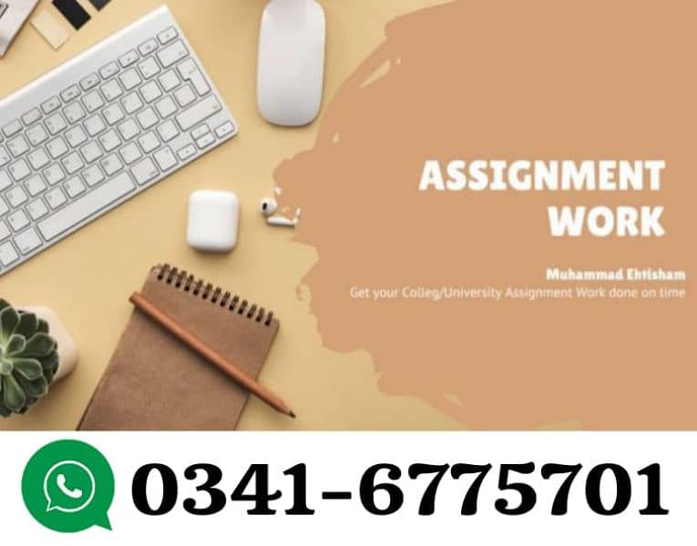 Assignment writing work Part Time/Full Time Daily payments 0