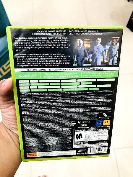 Xbox 360 Original Gta V Cd 1