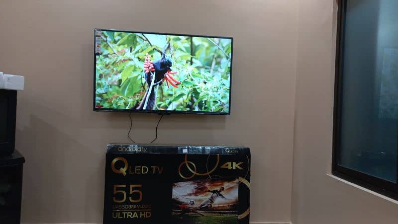 30% off 65 inch Qled tcl 4k android smart 1 year warranty 03224342554 2