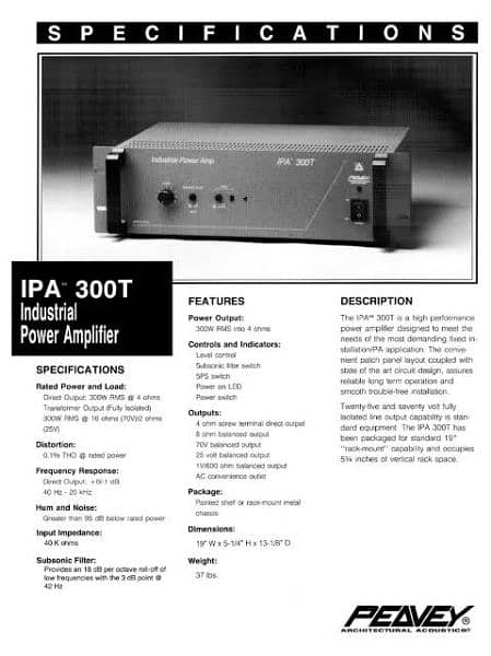 PA amplifier 1