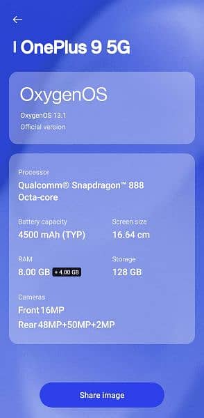 OnePlus 9 5g dual sim 6