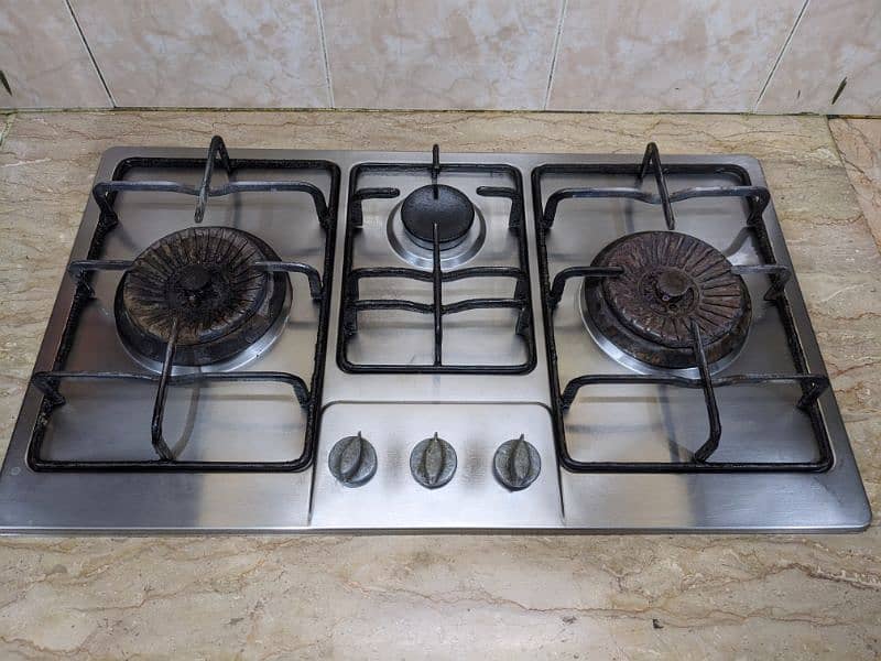 Kitchen hob 3 burners 1