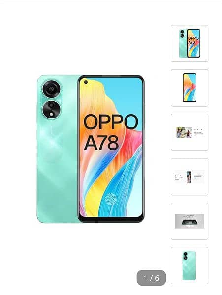 oppo a78 box open 1