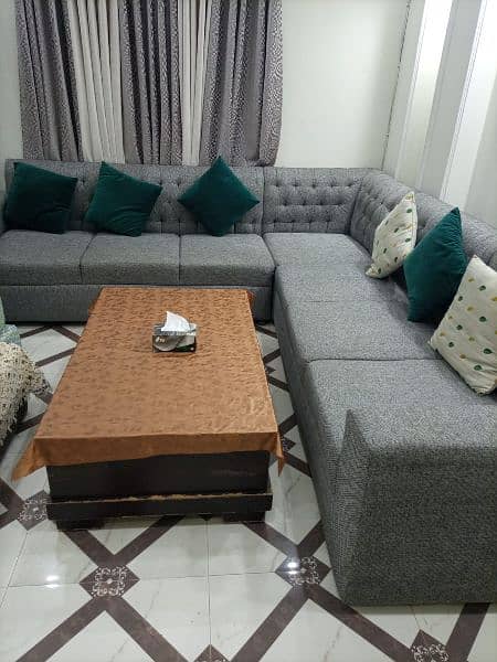 L Shaped corner sofa 6