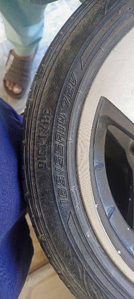 Dunlop tyres in good condition 6o to 70% 3