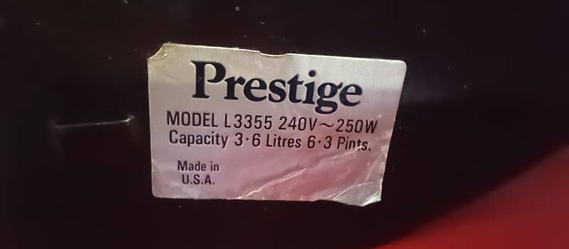 Prestige Crock-Pot. . . . . Slow Cooker model L3355 2