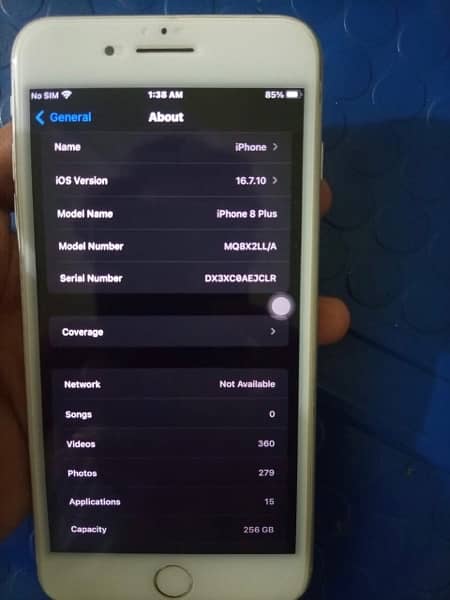 iPhone 8 Plus 256 gb pta approved 4