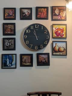 wall frames with boali clock