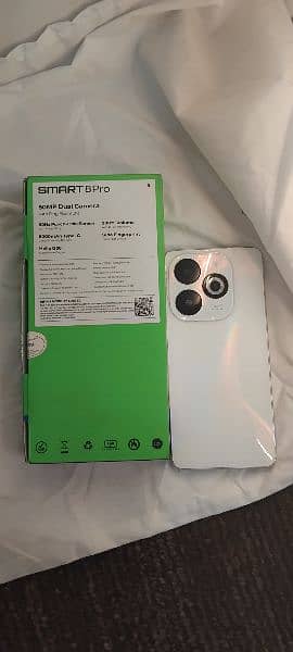 infinix smart 8 pro.  8/128 in new condition 0