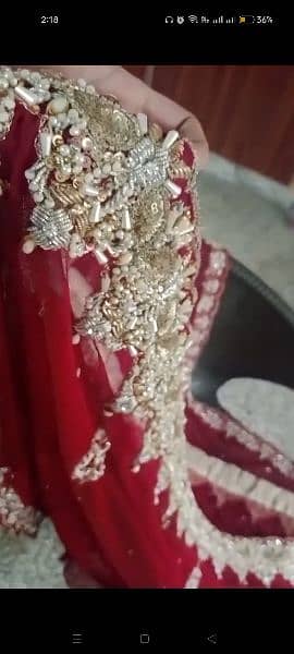 Only One Day Used Bridal Lehenga for sale 6