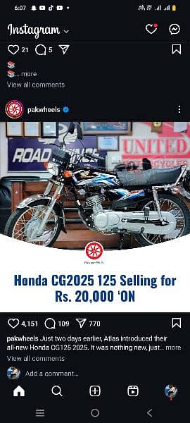 Honda 125 2025 available 1