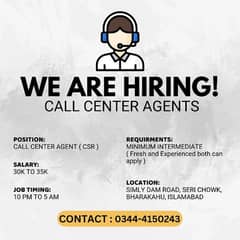 Call Center Jobs Available for Male and Female 0