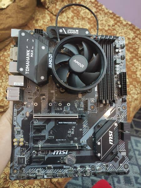 Ryzen 3600x with tomahawk b450 motherboard 1