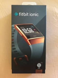 Fitbit Ionic Gold Edition 10/10 Condition Complete Box