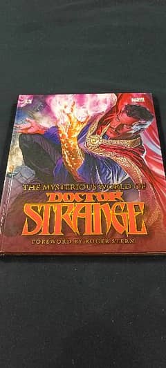 Doctor strange and all he's life it's a big book with golden page ends 0