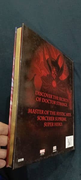 Doctor strange and all he's life it's a big book with golden page ends 2