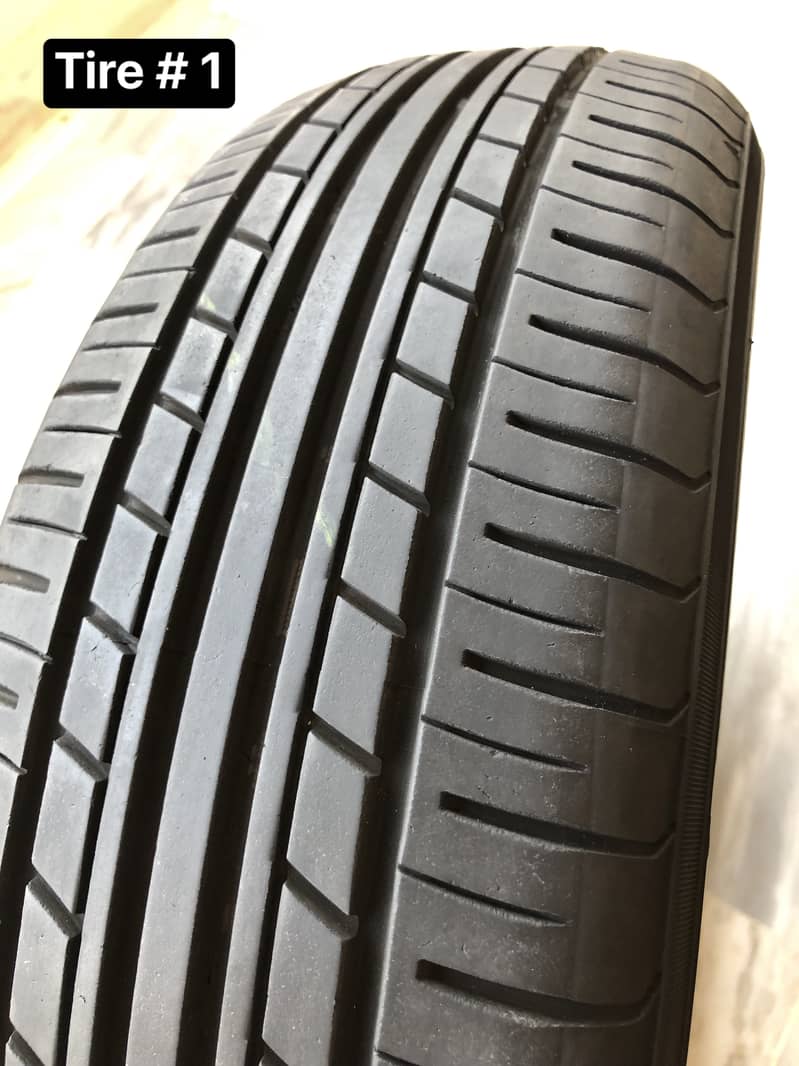 4tyres set 175/65 R15 (YOKOHAMA)(condition 8/10) 1