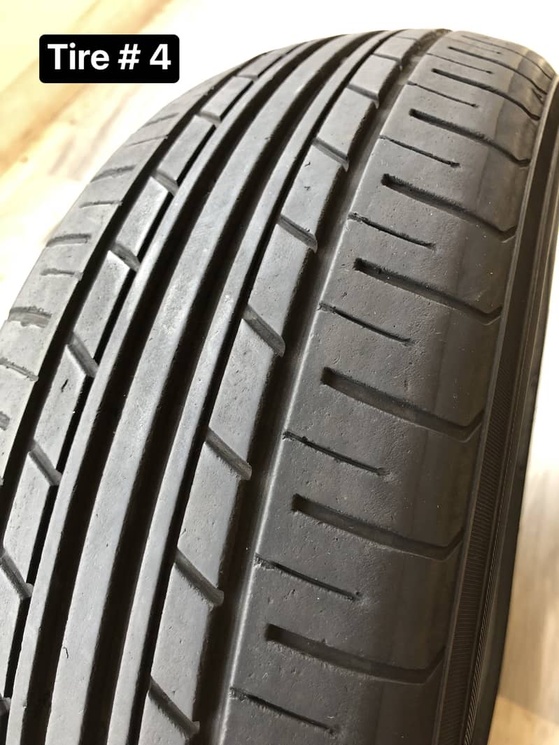 4tyres set 175/65 R15 (YOKOHAMA)(condition 8/10) 10