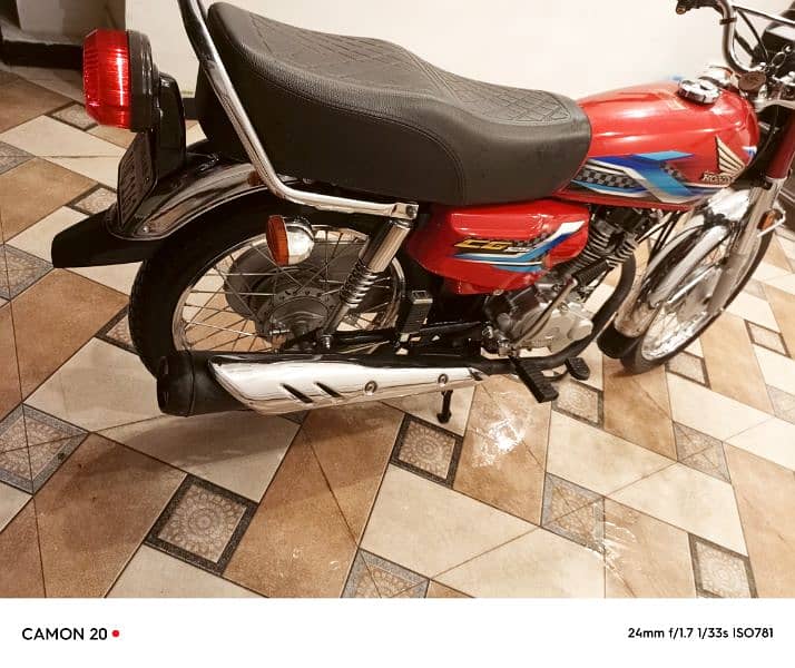 honda 125 2024 pakka registration all punjab tiptop genioun condition 5