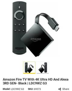 Amazon Fire stick 3rd gen 4k Model 0