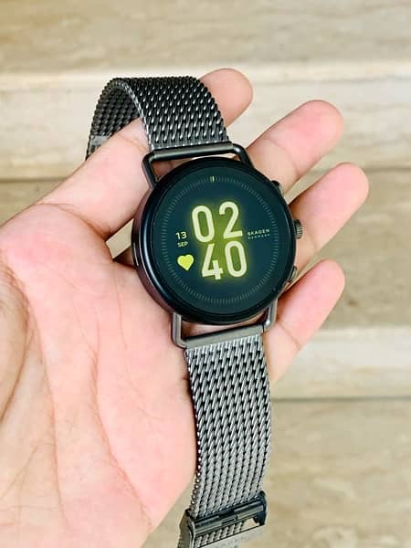 Skagen Falster 3 Steel Smartwatch with Speaker,Heart Rate,NFC SKT5200 1