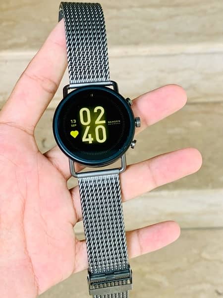 Skagen Falster 3 Steel Smartwatch with Speaker,Heart Rate,NFC SKT5200 2