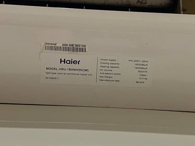 Haier AC 0