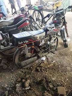 honda 125 14 model lahore number