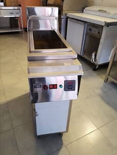 Deep fryer burner hot case pizza oven