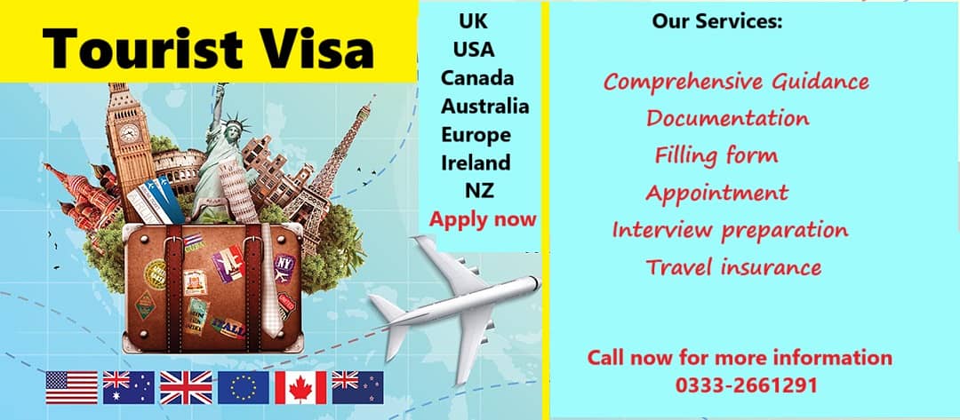 Visit/Tourist visa UK,USA, Canada, Australia, Ireland, Europe 0