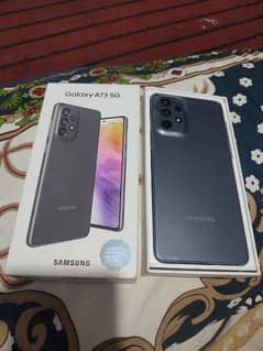 Samsung A73 with box 5g mobile 3475330386