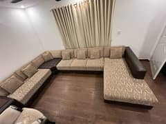 U shaped sofa set