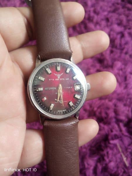 Atomik Turkish railway vintage watch 2