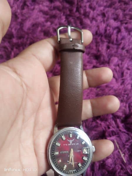 Atomik Turkish railway vintage watch 4