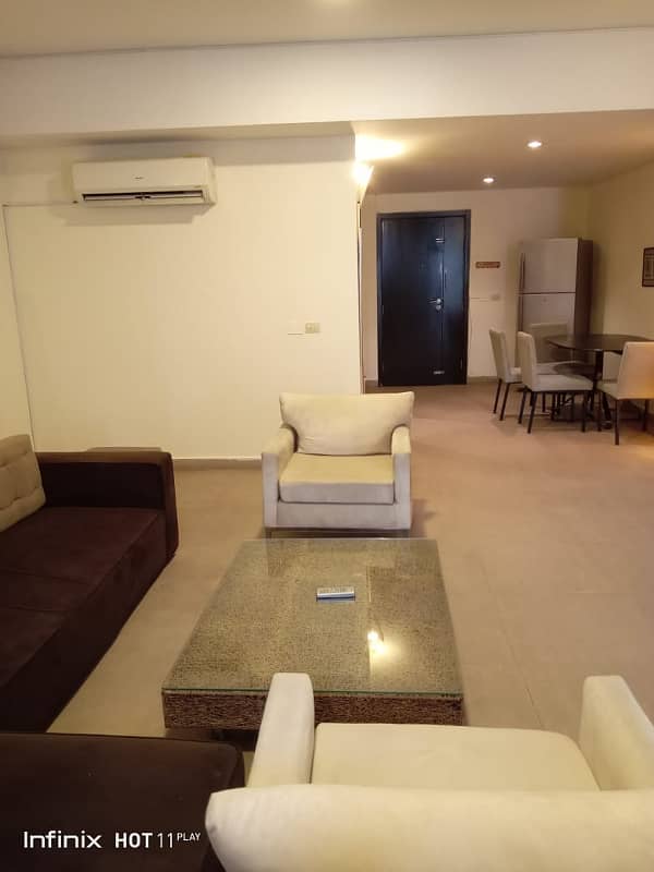 One Bed Apartment Fully Furnished Rent in Gulberg Lahore 1