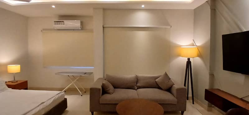 Studio Luxury Fully Furnished Apartment Available For Rent Opposite DHA Phase 4 0