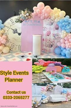 Event Planner Birthday party Anniversary Bridal shower Decorations 0