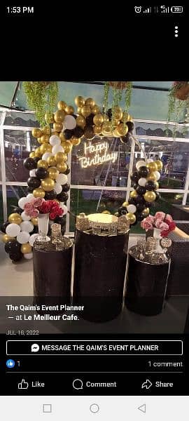 Event Planner Birthday party Anniversary Bridal shower Decorations 7