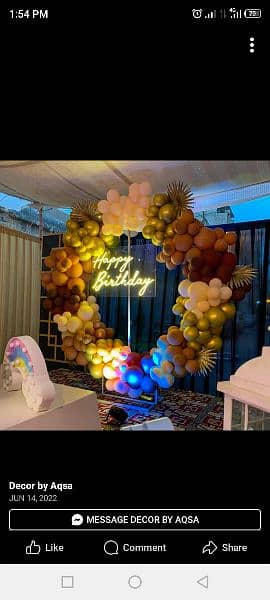 Event Planner Birthday party Anniversary Bridal shower Decorations 8