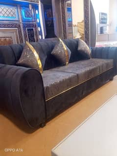 new design sofa 5 seater in welvet stuff