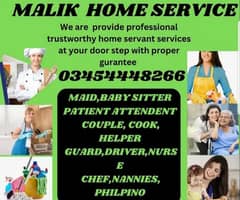 MAID, BABY SISTER, PATIENT ATTENDANT, COUPLE,COOK. . .