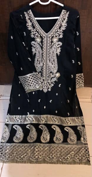 branded luxury lawn three piece dress 10