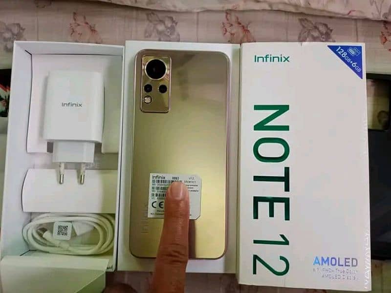 infinix note 12 6 GB ram 128 GB memory 0319/3612/581 0