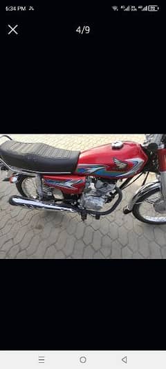 Honda 125 2023 model 1st owner Islamabad no 0