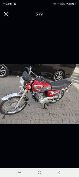 Honda 125 2023 model 1st owner Islamabad no 2