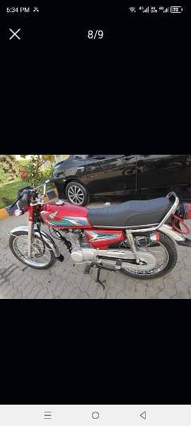 Honda 125 2023 model 1st owner Islamabad no 3