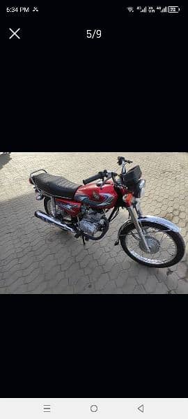 Honda 125 2023 model 1st owner Islamabad no 5